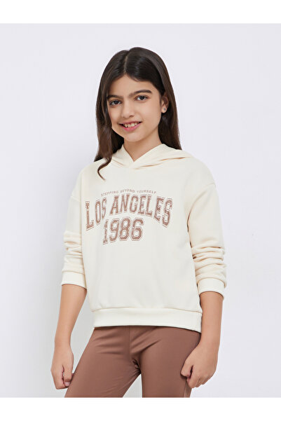 Styli Typography Print Hoodie and Flared Leggings Set