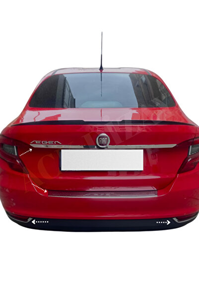 ACK Dizayn FİAT EGEA SEDAN 2015+ ARACA ÖZEL BAGAJ ÇITASI + REFLEKTÖR ÇITASI +...