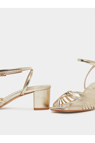 Raid By Styli Aanvi Strappy Knotted Block Heel Sandals