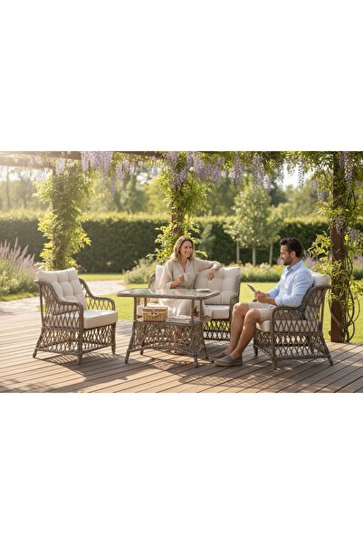 Sun Patio Mini VERONA LOUNGE 2+1+1 Balkon & Bahçe Takımı