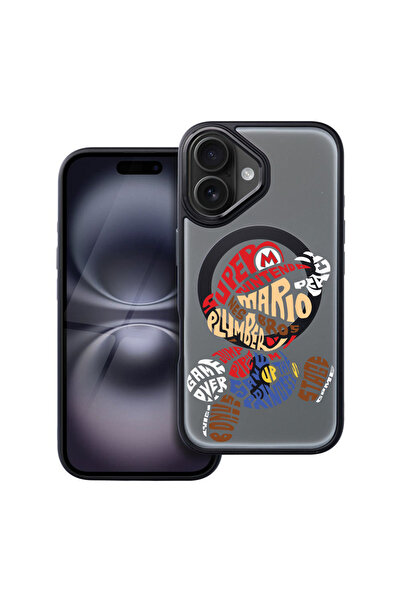 bestcase Θήκη MagSafe Shield για Apple iPhone 16, Calligraphy Super Mario, hu...
