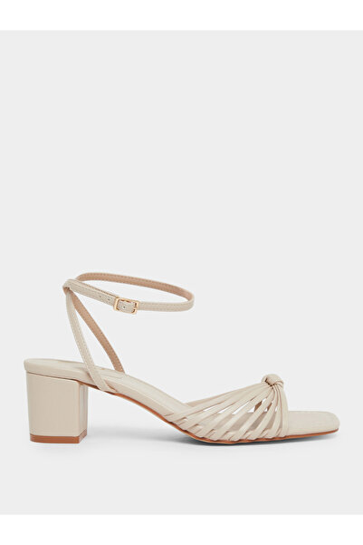 Raid By Styli Aanvi Strappy Knotted Block Heel Sandals