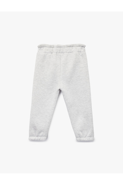 Koton Ribbed Pocket Detailed Elastic Waist Jogger Sweatpants