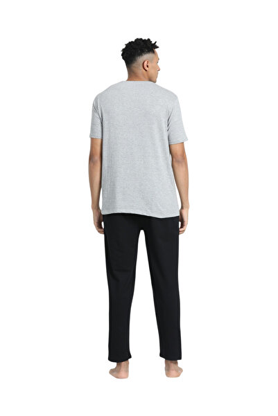 Victor and Jane By Styli Men Supersoft Printed T-Shirt and Pyjama Set