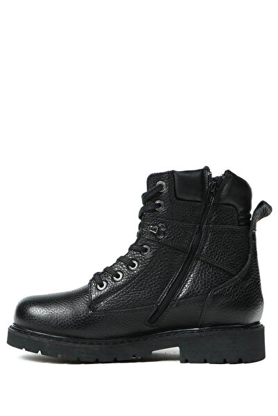 Hammer Jack Genuine Leather Black Men's Boots & Booties 18501-m