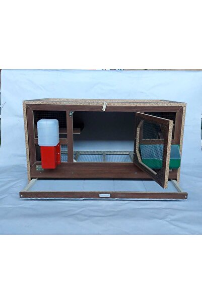 Harikalar Diyarı Çiftlik Modern Güvercin Kafesi - Kuş Kafesi - Gübre tavalı Yemlik ve suluklu Folluk ve tünekle