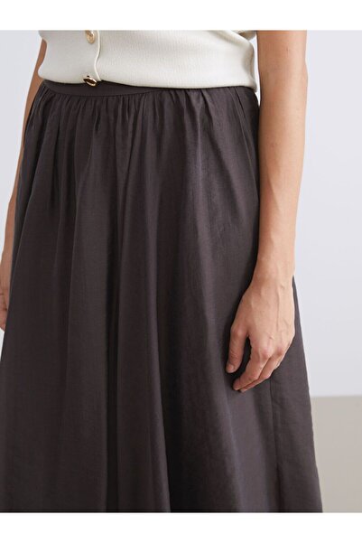 LC Waikiki LCW Vision Beli Lastikli Pileli Etek