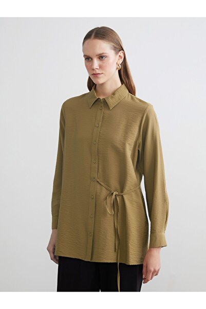 LC Waikiki Lcwaikiki Classic Tie Waist Women's Shirt Tunic