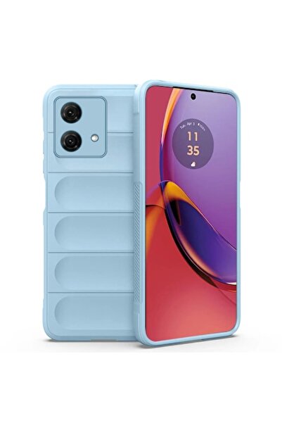 SOFAL Μπλε θήκη πολυουρεθάνης για Motorola Moto G84 (P421)