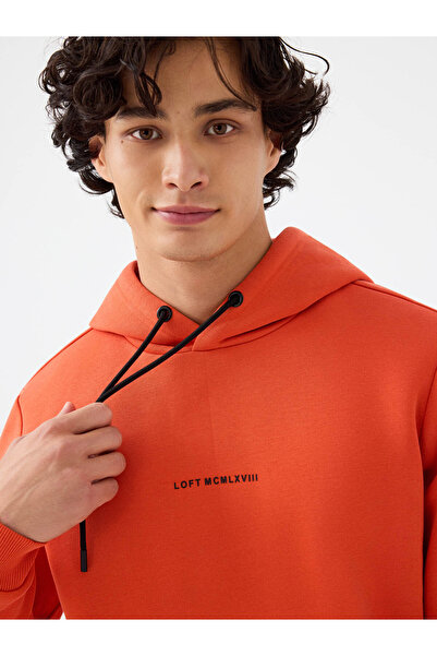 Loft Regular Fit Orange Men's Sweatshirt Lf2034269