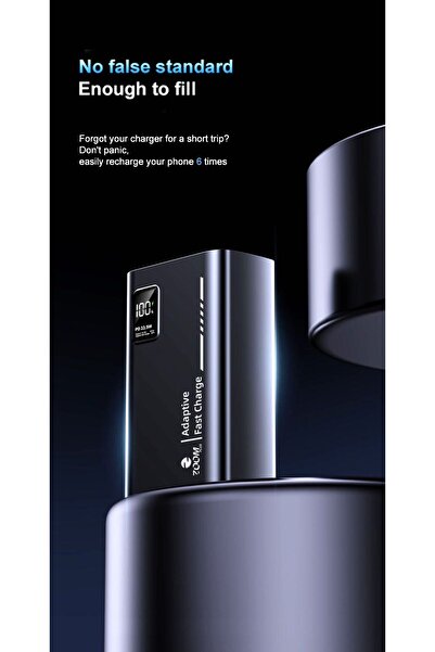 Zoom Plus باور بانك 30000 مللي أمبير في الساعة باور بانك عالي السعة وسريع الشحن | شحن سريع بمنفذي USB