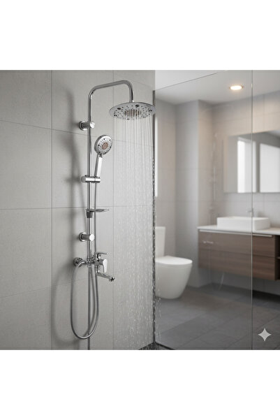 Kaan ARMONİ Robot Duş Seti - Lüks Yağmurlama Tepe Duşu ve Ayarlanabilir Konfor