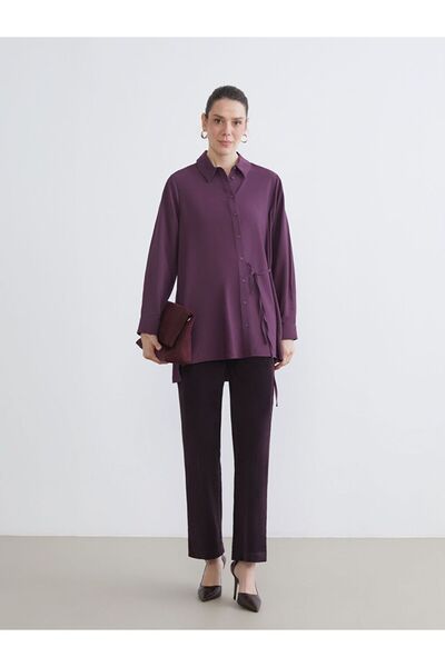 LC Waikiki Lcwaikiki Classic Tie Waist Women's Shirt Tunic