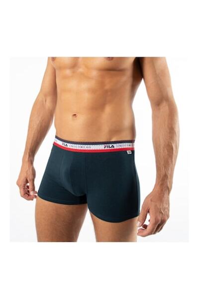FILA men's boxers with logo band, navy