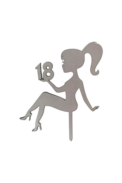 OEM Topper tort majorat 18 domnisoara, Promotional Print, 18DMDF2, MDF vopsit...