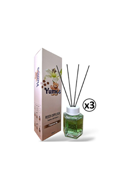Yumoş YUMOS Room Air Freshener with Sticks WHITE LILY 120 ml