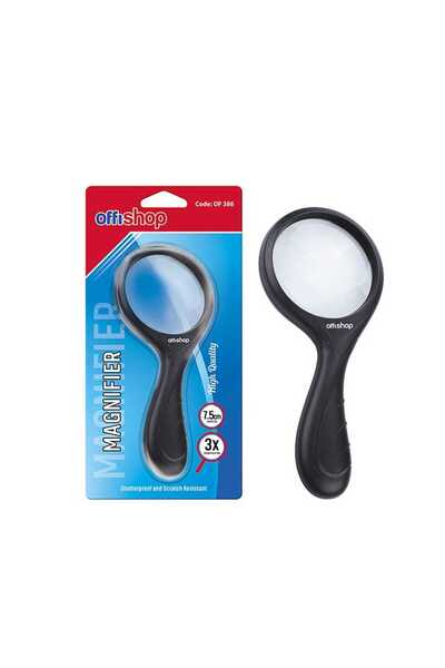 Offishop Lupă 7,5 cm, 3X -