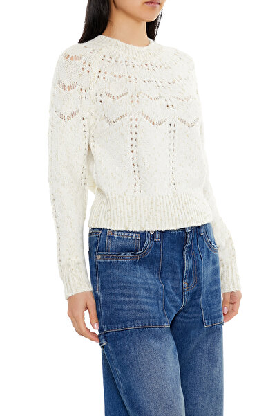 Forever 21 Simli Pointelle Desenli Kazak