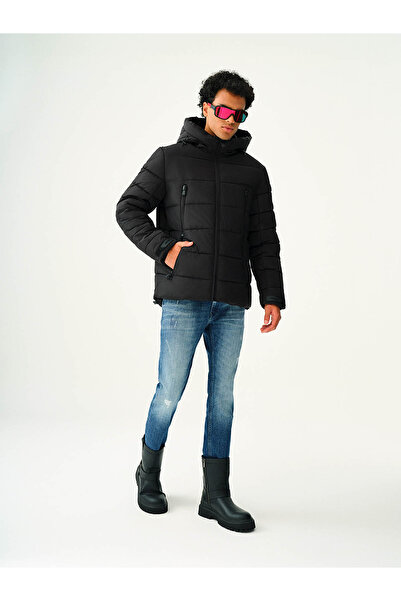 Loft Regular Fit Black Men's Coat Lf2030168