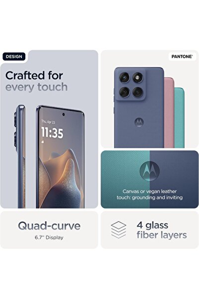 Motorola Edge 60 Fusion 5G 12GB RAM 256GB ROM PANTONE Slipstream