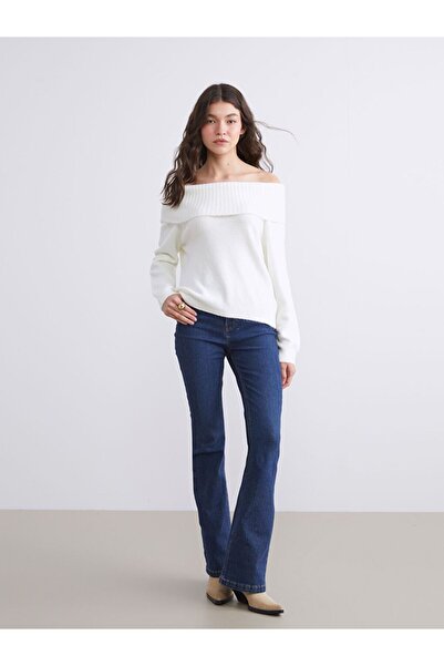 LC Waikiki XSIDE Kayık Yaka Kadın Triko Kazak