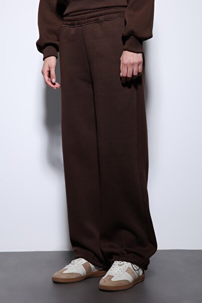 Antioch Brown Basic Adjustable Leg Women's Sweatpants