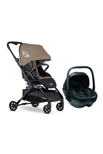 Easywalker MINI by Buggy TURN² Bebek Arabası Camden Mocha - Merkürbebe Guardix Anne Kucağı Antrasit