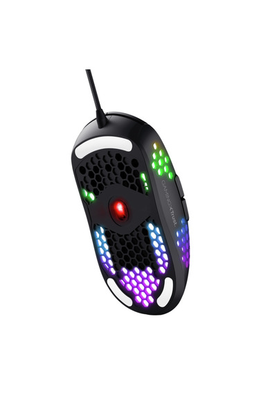 Trust ماوس الألعاب GXT 960 Graphin خفيف الوزن للغاية، بدقة 10000 نقطة في البوصة، RGB، قابل للبرمجة، سلكي