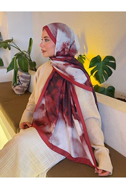 Mira İpek Desenli Pamuk Soft Şal İlham Serisi Degrade Şal ps135