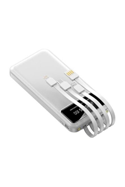 K KATHODE Εξωτερική μπαταρία 10000mAh με 4 καλώδια,