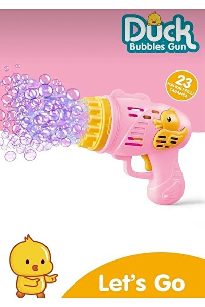 ZİVENTA Duck Çok Delikli Pilli Köpük Atan Tabanca Oyuncağı 23 Delikli Bubble ...