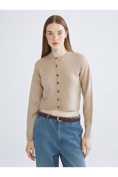 LC Waikiki XSIDE Bisiklet Yaka Kadın Triko Hırka