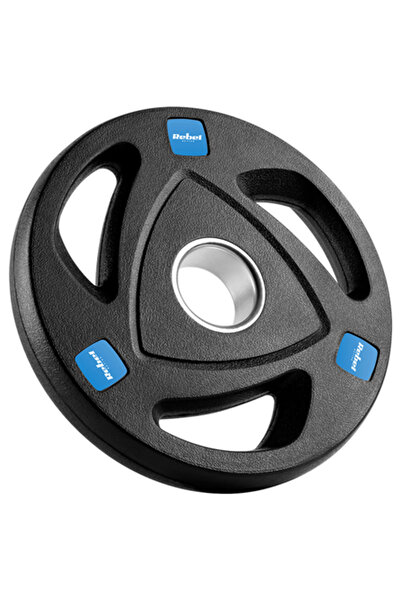 Rebel Set de greutăți 2 discuri din fontă de cauciuc x 15 kg pentru antrenament