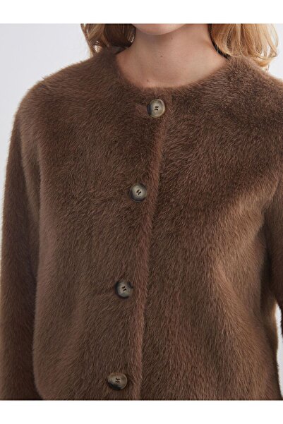 LC Waikiki XSIDE Bisiklet Yaka Kadın Pelüş Ceket