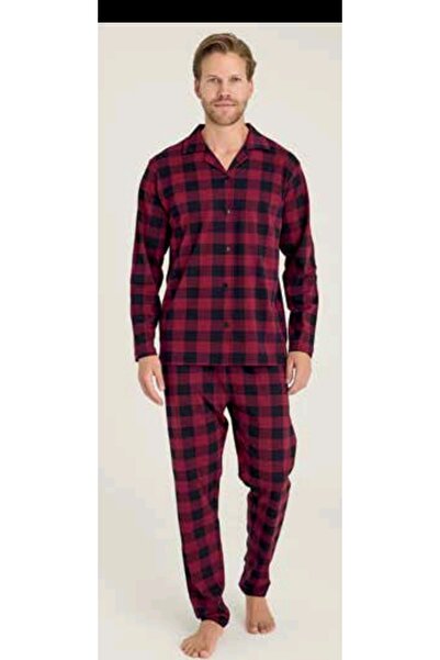 KLY ΑΝΔΡΙΚΟ ΣΕΤ ΧΕΙΜΕΡΙΝΗΣ ΠΙΤΖΑΜΑ ΜΕ ΚΑΡΟ ΣΧΕΔΙΟ ΚΑΙ ΚΟΥΜΠΙΑ ΣΤΟ ΜΕΓΑΛΟ ΜΕΓΕΘΟΣ