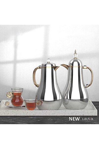 LUXURY طقم ترامس شاي وقهوة 1لتر