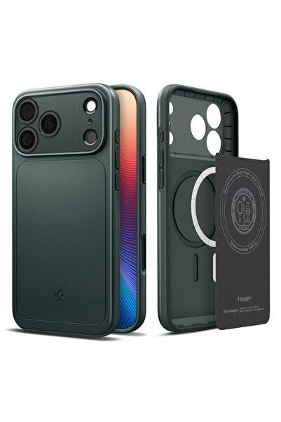 Spigen Carcasă pentru iPhone 17 Pro, formă subțire - Verde închis