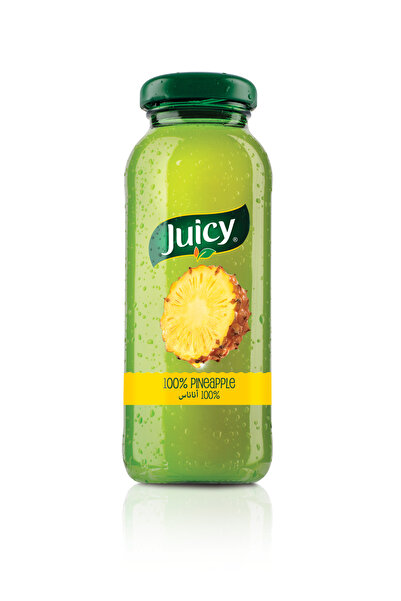 Juicy 100% أناناس 195 مل (عبوة من 12)