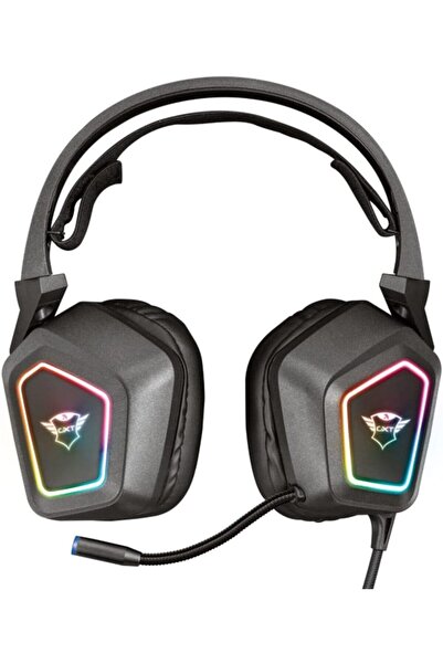 Trust GXT 450 Blizz 7.1 RGB Gaming Headset – Virtual Surround Sound, LED Lighting, USB, Over-Ear