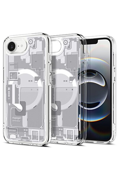 Spigen Carcasă pentru iPhone 16e, Ultra Hybrid Zero One - Albă