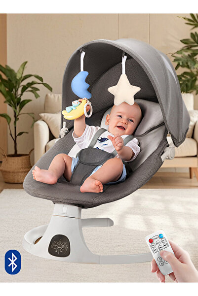 X SPRING Electric Baby Rocker with Bluetooth & Remote Control