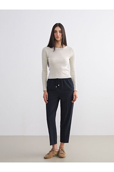 LC Waikiki Elastic Waist Carrot Cut Women's Trousers