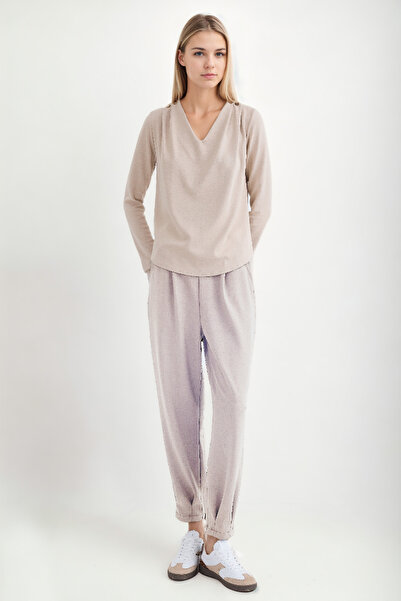 Vitrin Πλισέ παντελόνι με ελαστική μέση