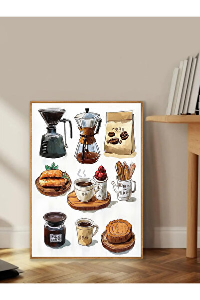 Tuba Decor Tablo dintr-o singură bucată cu rame din lemn pentru sufragerie, s...