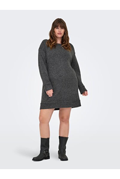 Only Carmakoma Strickkleid CARHAZEL Langes Kleid