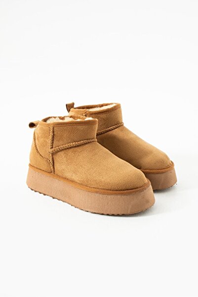 Paragon Kadın Siyah UG Model Bot – Kürklü Sıcak Tutan Kalın Tabanlı Kışlık Ev Dışı Günlük Bot Bootie