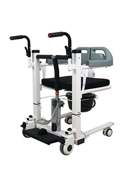 Mobiak Scaun vas de toaleta / WC, cu lift, pe roti, pentru transfer, sezut de...