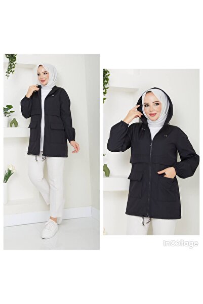 Moda New Face Women's Waterproof Bondit Fabric Raincoat