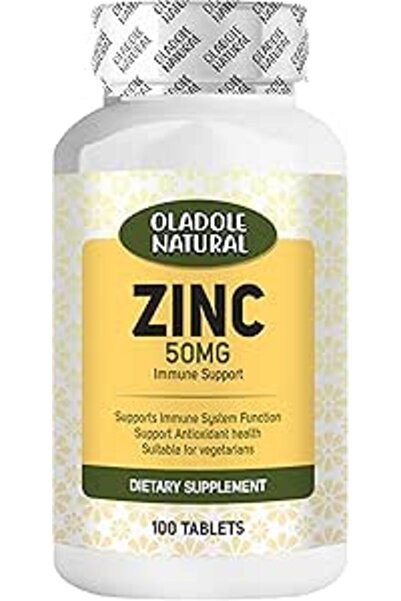 Oladole Natural بيكولينات الزنك 50 ملغ - 100 قرص