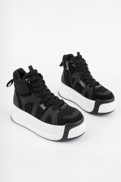 Madam Tarz KCL-191 Μπότες με χοντρή σόλα με κορδόνια